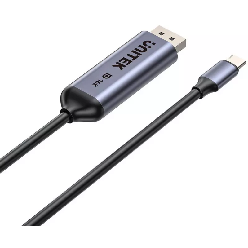 UNITEK Bidirectional USB-C to DisplayPort Cable 16K 80Gbps HDR 1.8m