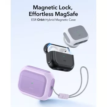 ESR Orbit HaloLock MagSafe Maciņš Apple AirPods Pro 3, Lavanda