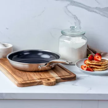 GreenPan Premiere Cepšanas panna 20 cm Nerūsējošais tērauds (CC003816-001)