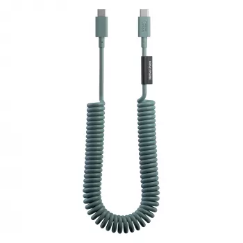 Native Union Pop Cable USB-C to USB-C 2,4m 60W Slate Green
