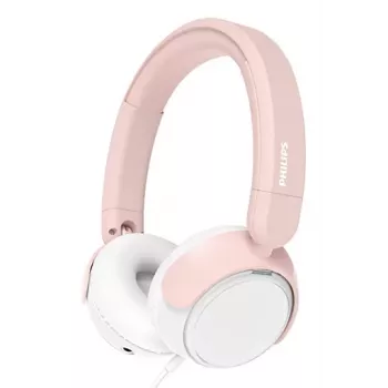 Philips TAK2000PK/00 Rozā bērnu austiņas ar skaļuma ierobežotāju
