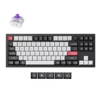 Keychron Q3H-M1 80% TKL Magnetic Carbon Black