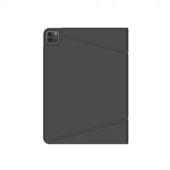 AMAZINGTHING Matte Pro Mag Folio Maciņš ar Statīvu iPad Air 13 M2/M3/M4 (2024/2025/2026) - Melns