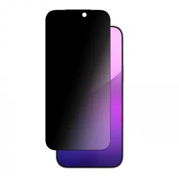AMAZINGTHING Titan Privacy FusionFilter 7 Rūdīta stikla ekrāna aizsargs Apple iPhone 17 Pro Max, Privātuma filtrs, 9H cietība, Oleofobisks pārklājums, 0.33 mm, 2.5D noapaļotas malas, Melns
