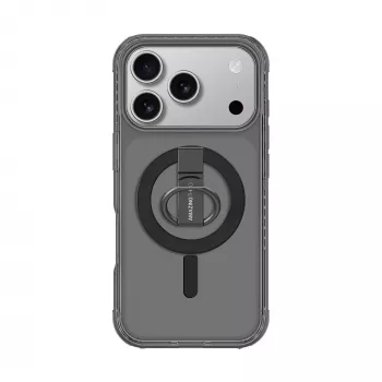 AMAZINGTHING Titan Pro Grip Ring Set Case iPhone 17 Pro, saderīgs ar MagSafe, Melns