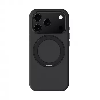 AMAZINGTHING Cloudie Case for iPhone 17 Pro with Kickstand - Black