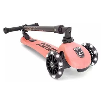 Scoot & Ride Highwaykick 3 LED Peach 96357