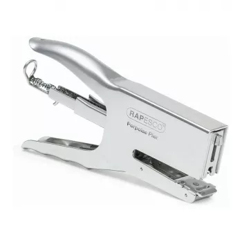 Rapesco Porpoise Classic Plier Stapler 50 Sheets Chrome 24/6 + 26/6 Staples