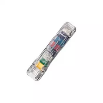 Rapesco Supaclip 40 Dispenser - Melns/Sudrabs - 40 lapu ietilpība - 8 klipši komplektā