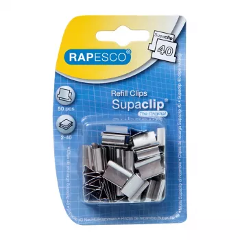 Rapesco RC4050SS 4 caurumu perforators, nerūsējošais tērauds, 40 loksnes, 50 gabali, 125 mm, 80 mm