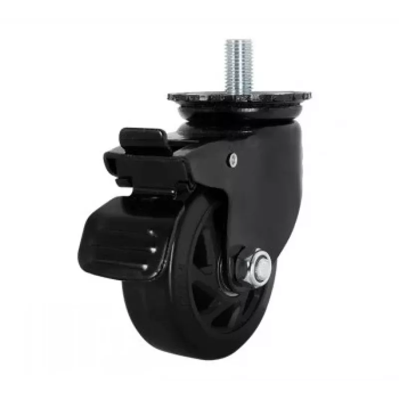 B-TECH System X - 4i bremzēti ratiņi BT8380-BASE - 2 gab., melni
