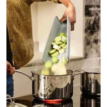 Joseph Joseph Chop2Pot Plus zils salokāms griešanas dēlis