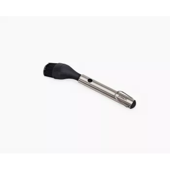 Joseph Joseph GrillOut Black BBQ silikona mērces otiņa ar izvelkamu rokturi