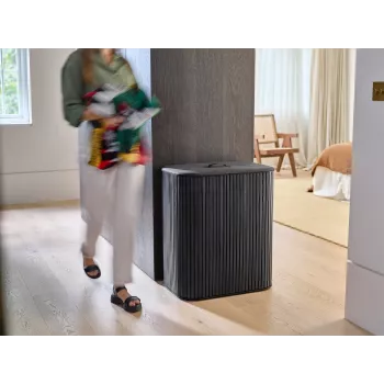 Joseph Joseph Tota Twin Luxe 90L veļas šķirotājs melns