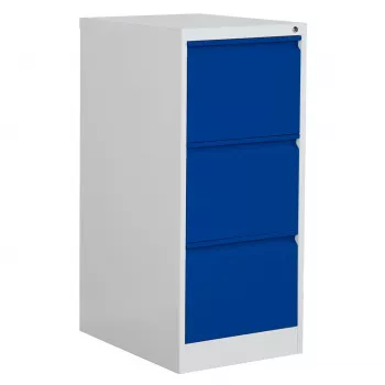 Phoenix Safe Hanging File Cabinet 3 Drawers Blue