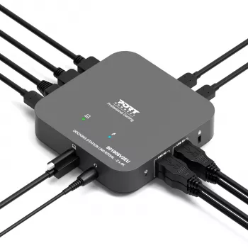 PORT Designs Universal Docking Station - 2 x 4K 2 HDMI ar barošanas bloku - ES