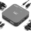 PORT Designs Universal Docking Station - 2 x 4K 2 HDMI ar barošanas bloku - ES