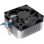 SILVERSTONE TECHNOLOGY SST-NT09-AM5 Zema profila CPU dzesētājs, 92mm ventilators, 2 siltuma caurules, AMD AM5, Melns