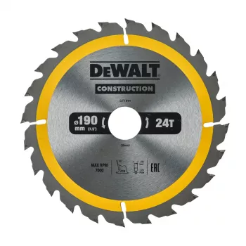 DEWALT Ripzāģa asmens 190x30mm 24T +16° Super Thin Kerf TCT