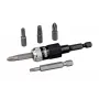 DEWALT DT71514 Impact Torsion Skrūvgrieža Uzgaļu Komplekts, 6 Gabali, 25mm, PZ2/PH2/T20/T25
