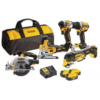 DEWALT DCK502P3 18V XR 5 bezsuku instrumentu komplekts, 3 x 5.0Ah