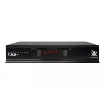 Adder AdderView 4PRO DisplayPort KVM Audio Switch 4 Porti 1 Lietotājs Galddators