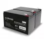 2-POWER BUN0248A VRLA noslēgts svina-skābes akumulatoru komplekts (2 iepakojumā) - 12V 12Ah 12000mAh - Melns - Aizstāj RBC6