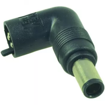 2-POWER TIP6005A Notebook Power Tip - 5.5mm x 2.5mm DC Barrel Connector - Melns