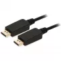 2-POWER CAB0024A DisplayPort kabelis 1m - Melns