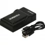 Duracell DRP5958 USB iekštelpu akumulatoru lādētājs Panasonic DMW-BNB9E - Melns - 5V