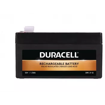 Duracell 12V 1.3Ah VRLA drošības akumulators signalizācijas sistēmām