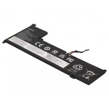 2-Power Main Battery Pack Lenovo IdeaPad 3-17IIL05 81WF - 42 Wh, 11,4 V, 3-Cell Li-ion, Melns