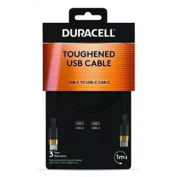 2-Power 1m USB-C uz USB-C 60W uzlādes un datu sinhronizācijas kabelis melns