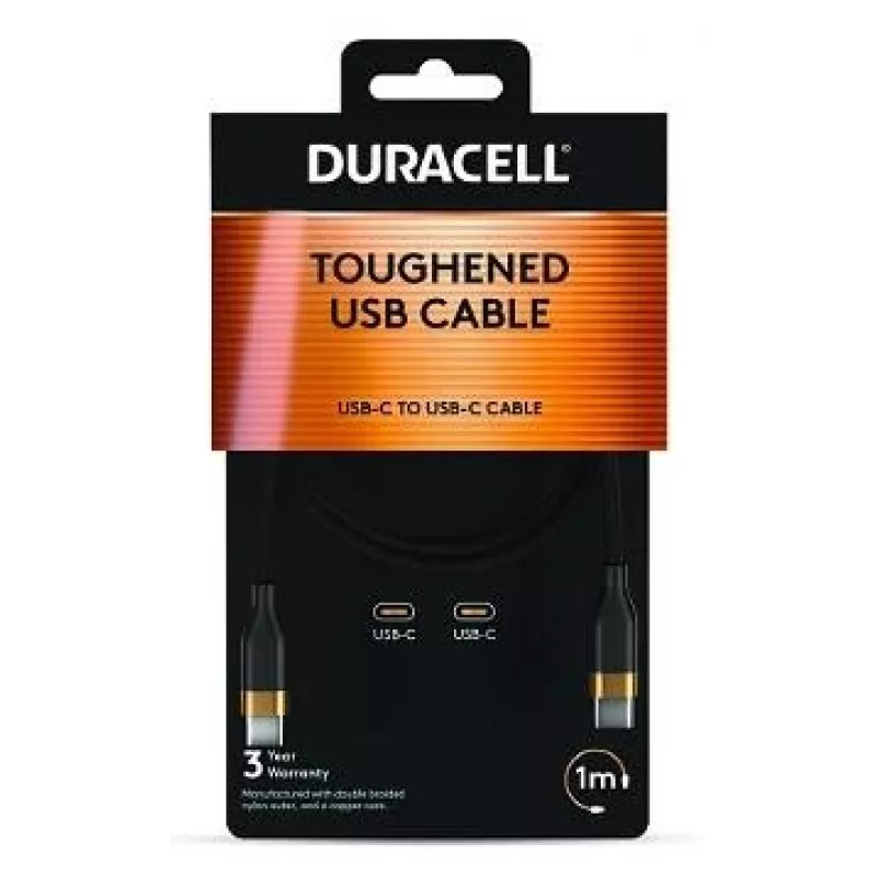 2-Power 1m USB-C uz USB-C 60W uzlādes un datu sinhronizācijas kabelis melns