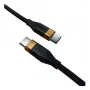 2-Power 2m USB-C uz USB-C kabelis 60W PD ātra uzlāde un datu sinhronizācija - Melns