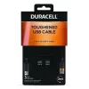 2-POWER 2m USB-A uz USB-C 60W uzlādes un datu kabelis - Melns
