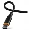 2-Power 2m USB-C uz USB-C 100W Silikona Kabelis Melns