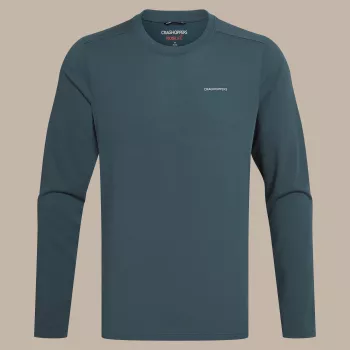Craghoppers NosiLife Abel LS T-Krekls - Blue Stone (M)