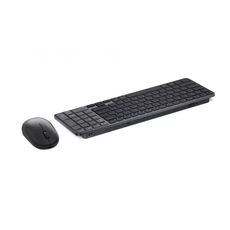 Dell Pro 7 Rechargeable Compact Keyboard and Mouse - KM746 - Igaunijas (QWERTY) - Titan Gray