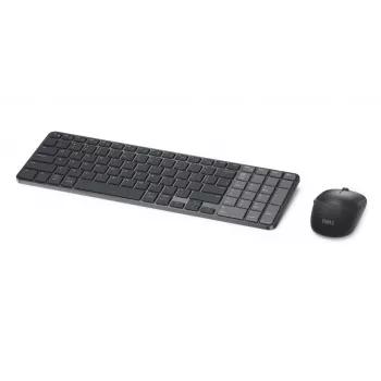 Dell Pro 7 uzlādējama kompaktā tastatūra un pele - KM746 - lietuviešu (QWERTY) - titāna pelēks