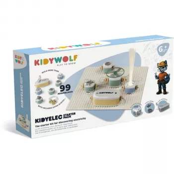 KIDYWOLF Elektroeksperimentu komplekts 11 daļas