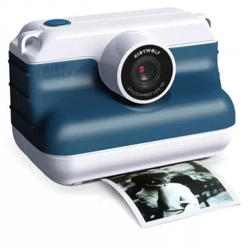 KIDYWOLF Momentkameras ar pašbildes funkciju zilā krāsā
