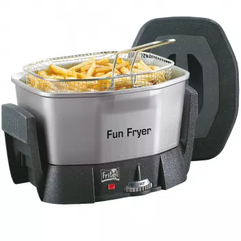 FRITEL Starter fritieris 1.5L 1400W melns/pelēks/sudraba