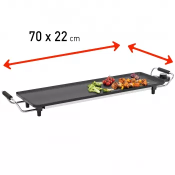 Fritel TY 1689 Teppanyaki elektriskais grils 1800 W, presēta alumīnija gatavošanas virsma