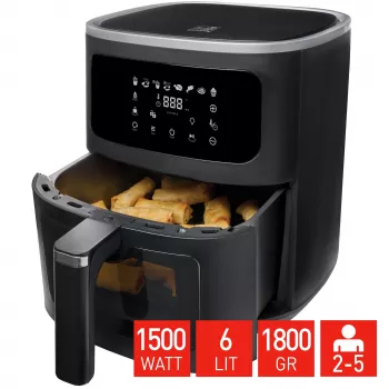 Fritel SnackTastic 7520 Airfryer 6L Melns