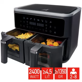 Fritel SnackTastic 8480 fritieris 2 x 4.5L