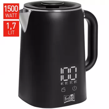 Fritel Kedel 1.7 Litru Melna Tējkanna