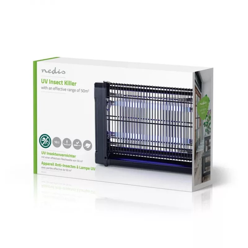 Nedis 16W 50 m² Smart Fan Heater, Black