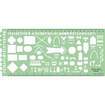 Simplex 1374S Troop Template NATO Military Symbols