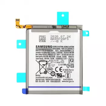 Samsung Galaxy Note 20 Ultra LCD displeja komplekts ar rāmi (GH82-23333A) - Mystic Black